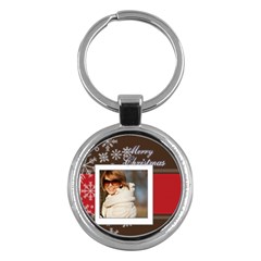 merry christmas - Key Chain (Round)