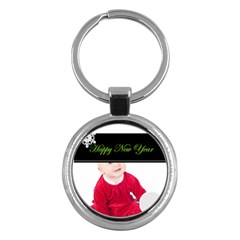 merry christmas - Key Chain (Round)