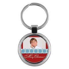 merry christmas - Key Chain (Round)