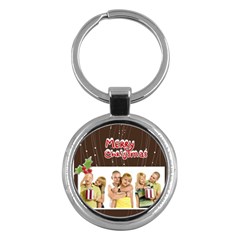 merry christmas - Key Chain (Round)