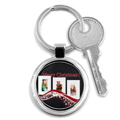 merry christmas - Key Chain (Round)