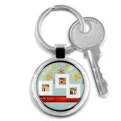 merry christmas - Key Chain (Round)