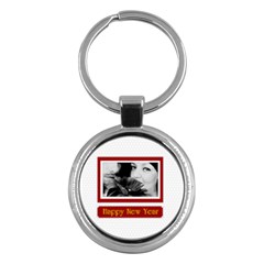 merry christmas - Key Chain (Round)