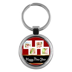 merry christmas - Key Chain (Round)