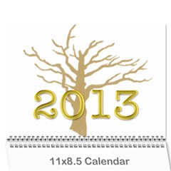 2013 cal - mom and dad - Wall Calendar 11  x 8.5  (12-Months)