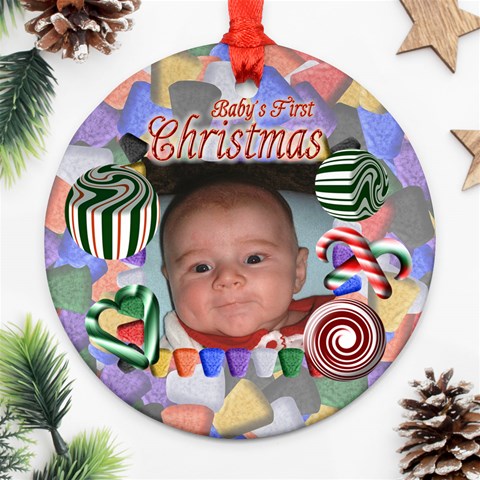 Babys First Christmas Two Sided By Chere s Creations Front