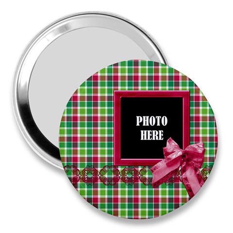 Merry And Bright 3  Handbag Mirror 1 By Lisa Minor Front