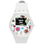 Bloop Bleep Plastic Watch 1 - Round Plastic Sport Watch (M)