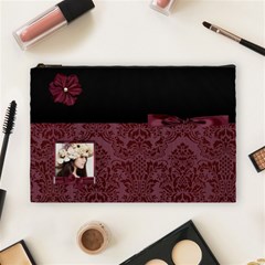 Elegance-Black2 Cosmetic Bag (Large) 