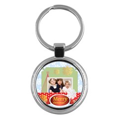 Merry Christmas - Key Chain (Round)