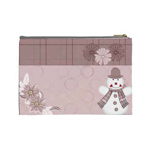 Christmas Cosmetic Bag (large) By Joanne5 Back