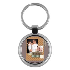 merry christmas - Key Chain (Round)