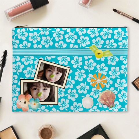 My Little Girl Cosmetic Bag (xl) By Joanne5 Front