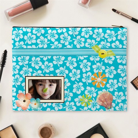 My Little Girl Cosmetic Bag (xl) By Joanne5 Back