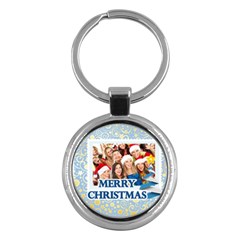 merry christmas - Key Chain (Round)