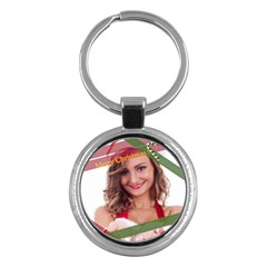 merry christmas - Key Chain (Round)