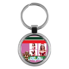 merry christmas - Key Chain (Round)