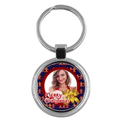 merry christmas - Key Chain (Round)