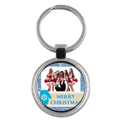 merry christmas - Key Chain (Round)