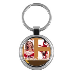 merry christmas - Key Chain (Round)