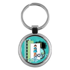 merry christmas - Key Chain (Round)