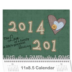 mom 2013 - Wall Calendar 11  x 8.5  (18 Months)