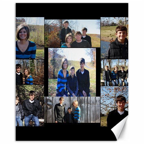 Collage By Carrie 15.75 x19.29  Canvas - 1
