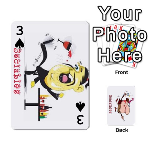 Cards By Lesley Front - Spade3