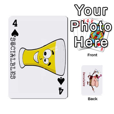 Cards By Lesley Front - Spade4