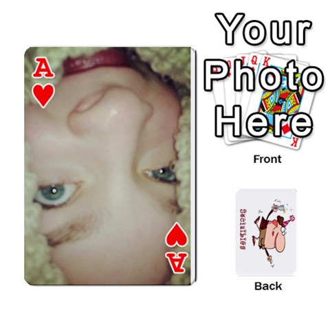 Ace Cards By Lesley Front - HeartA