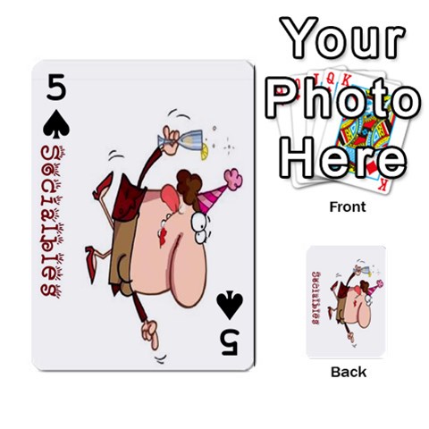 Cards By Lesley Front - Spade5