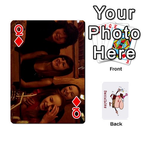 Queen Cards By Lesley Front - DiamondQ
