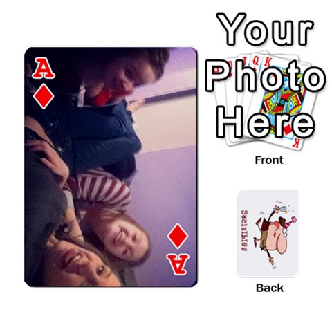Ace Cards By Lesley Front - DiamondA
