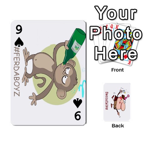 Cards By Lesley Front - Spade9
