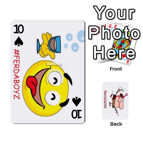 Cards By Lesley Front - Spade10
