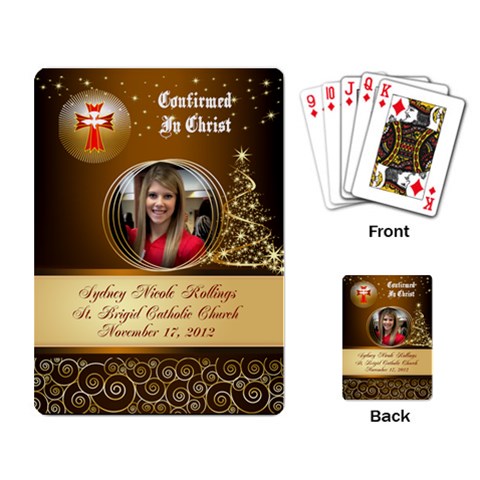 Playing Cards Single Design Confirmation By Pat Kirby Back