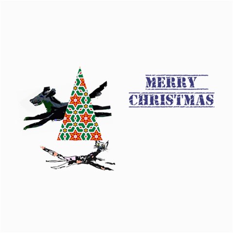 10  Christmas  Cards:    Around The Christmas Tree    By Riksu 8 x4  Photo Card - 1