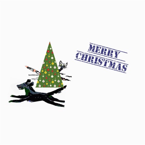 10  Christmas  Cards:    Around The Christmas Tree    By Riksu 8 x4  Photo Card - 2