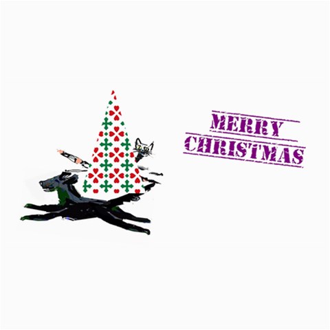 10  Christmas  Cards:    Around The Christmas Tree    By Riksu 8 x4  Photo Card - 4