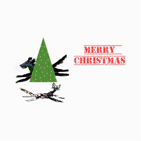 10  Christmas  Cards:    Around The Christmas Tree    By Riksu 8 x4  Photo Card - 5
