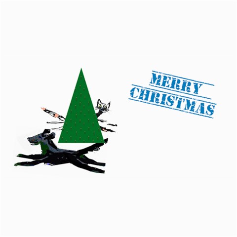 10  Christmas  Cards:    Around The Christmas Tree    By Riksu 8 x4  Photo Card - 6