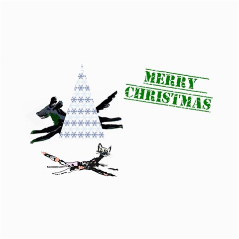 10  Christmas  Cards:    Around The Christmas Tree    By Riksu 8 x4  Photo Card - 7