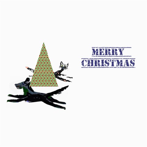 10  Christmas  Cards:    Around The Christmas Tree    By Riksu 8 x4  Photo Card - 8