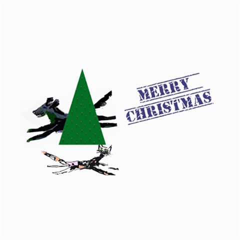 10  Christmas  Cards:    Around The Christmas Tree    By Riksu 8 x4  Photo Card - 9