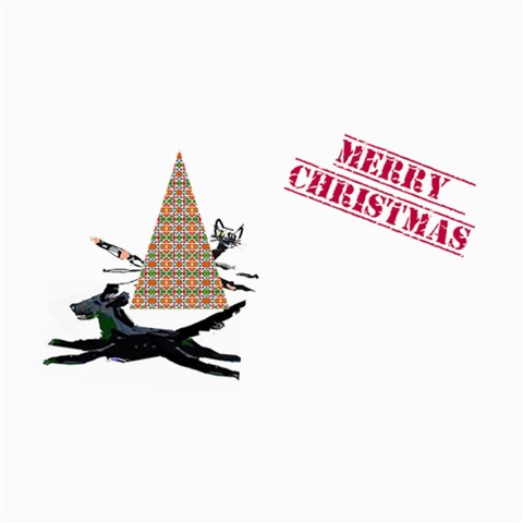 10  Christmas  Cards:    Around The Christmas Tree    By Riksu 8 x4  Photo Card - 10