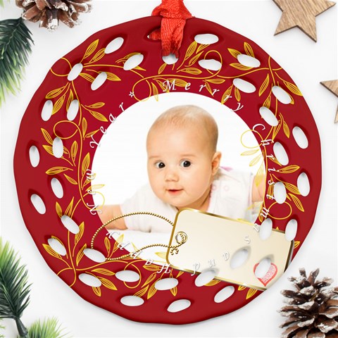 Merry Christmas By Wood Johnson Front