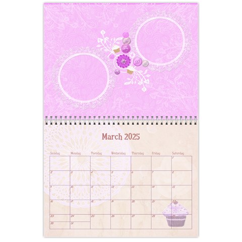 Cupcake Calendar 2025 By Claire Mcallen Mar 2025