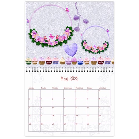 Cupcake Calendar 2025 By Claire Mcallen May 2025