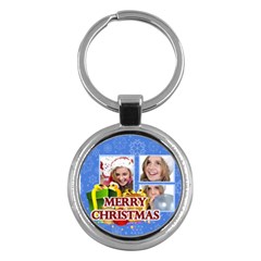 merry christmas - Key Chain (Round)