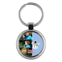 merry christmas - Key Chain (Round)